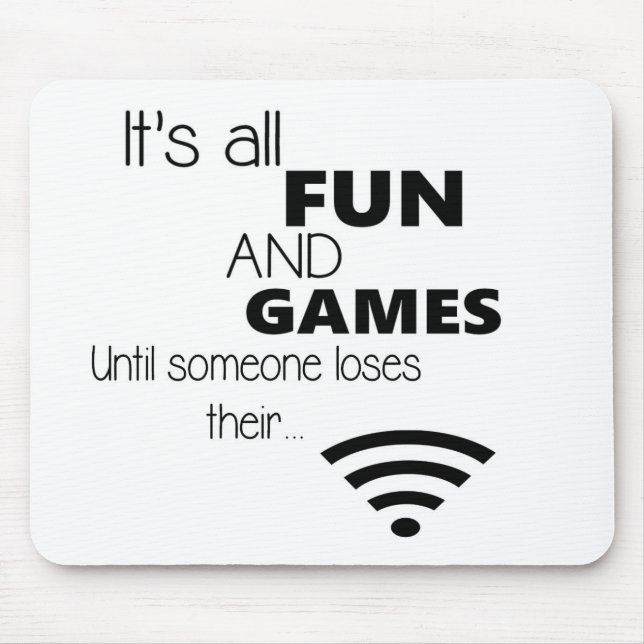 Funny Computer / Internet Quote Mousepad (Vorne)