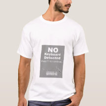 Funny Computer Keyboard Error Pun for IT Geeks