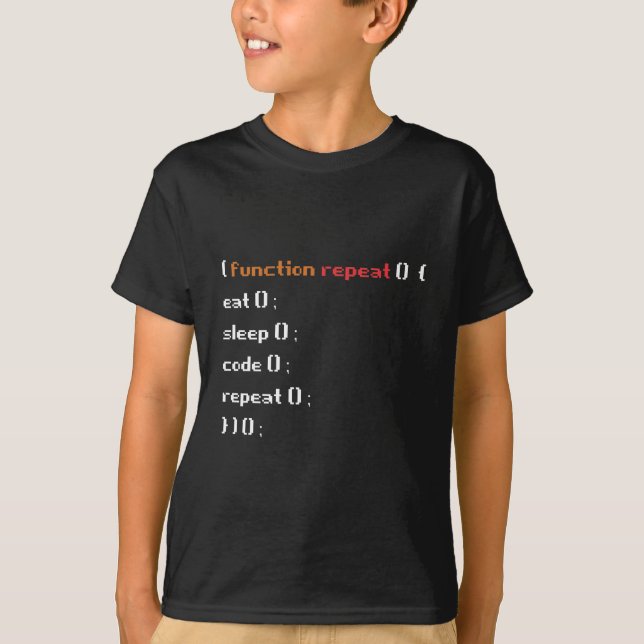 Funny Computer Science Coder Programmierfunktion T-Shirt (Vorderseite)