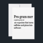 Funny Computer Science Programmer Definition Dankeskarte<br><div class="desc">witzig, Geschenk, Geburtstag, Computer, Code, Programmierer, Geek, Entwickler, Software, </div>