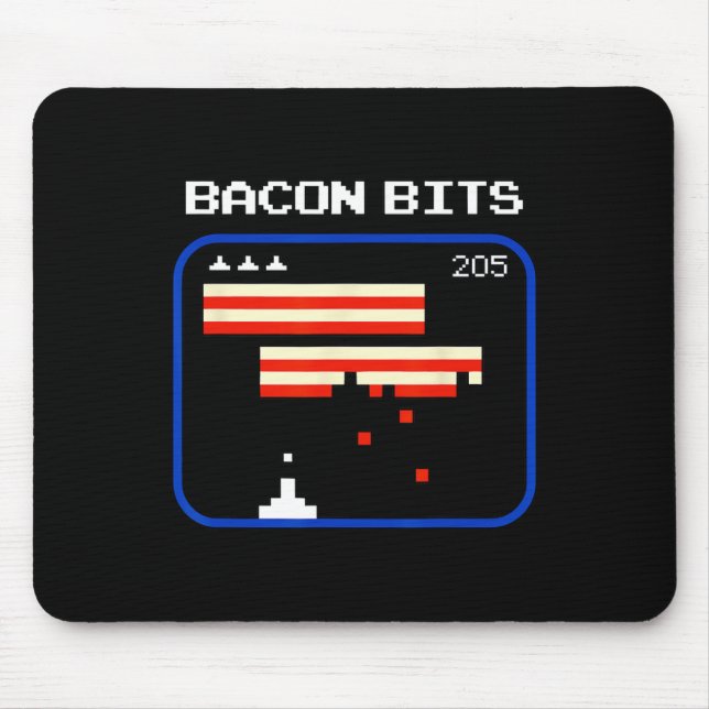 Funny Con 8-Bit Video Game Player Retro Nerd Geek Mousepad (Vorne)