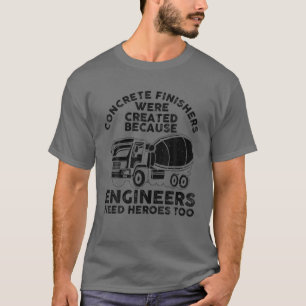 Funny Concrete Finisher Design for Men Vater Concr T-Shirt