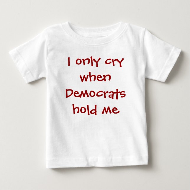 Funny Conservative Baby T - Shirt (Vorderseite)