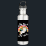 Funny Constipation IBS-C Tummy Cute Constipated Un Edelstahlflasche<br><div class="desc">Funny Constipation IBS-C Tummy Cute Constipated Unicorn Cat T-Shirt</div>