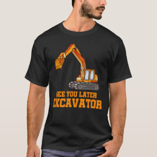 Funny Construction Baggator Boys Toddler T-Shirt