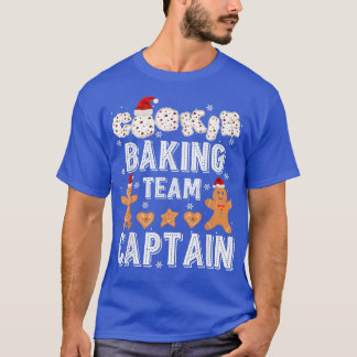 Funny Cookie Baking Team Kapitän Gingerbread Chris T-Shirt