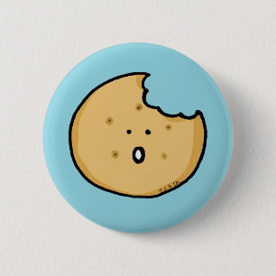 Funny Cookie Cartoon mit Bite Button