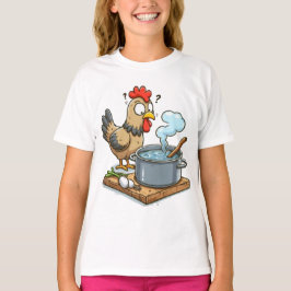Funny Cooking Chicken Schürze - Hen Making Soul T-Shirt