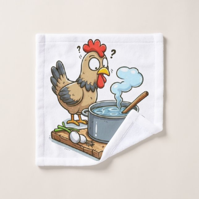 Funny Cooking Chicken Schürze - Hen Making Soul Waschlappen (Waschlappen)