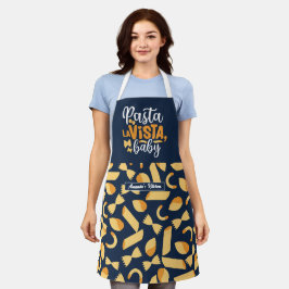Funny Cooking Pasta La Vista Italienisches Muster Schürze