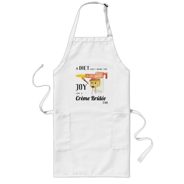 Funny Cooking Zitat Lange Schürze (Vorne)