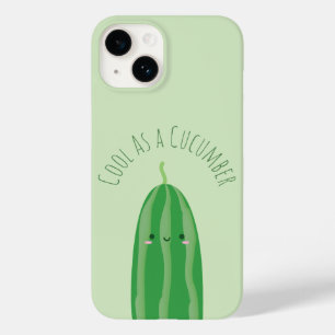 Funny Cool As Cucumber Niedlicher Feinschmecker Pu Case-Mate iPhone 14 Hülle