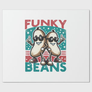 Funny Cool Beans Geschenkpapier