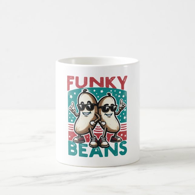 Funny Cool Beans Kaffeetasse (Mittel)