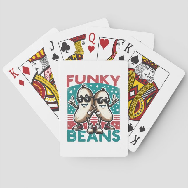 Funny Cool Beans Spielkarten (Rückseite)