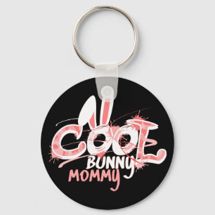 Funny Cool Bunny Mommy Rabbit Mama Design Schlüsselanhänger