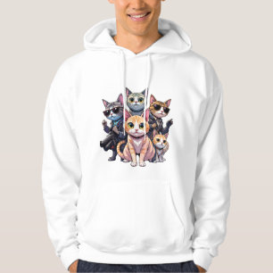 Funny Cool Cat Pullover für Cat Lovers & Gamer