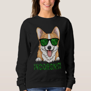 Funny Cool Corgi Incorgnito Incognito Sonnenbrille Sweatshirt