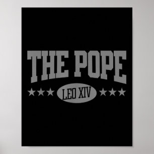 Funny Cool Da Papst Gott segne Papst Leo Xiv Männe Poster