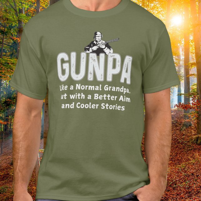 Funny Cool Grandpa Hunter Bessere Geschichten T-Shirt (Von Creator hochgeladen)