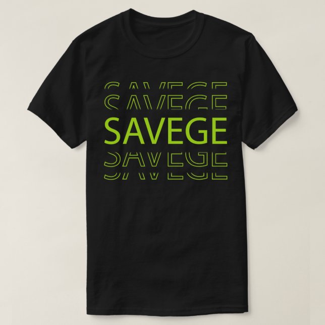 Funny cool Savage Retro für Jungs Kindergeschenk T-Shirt (Design vorne)