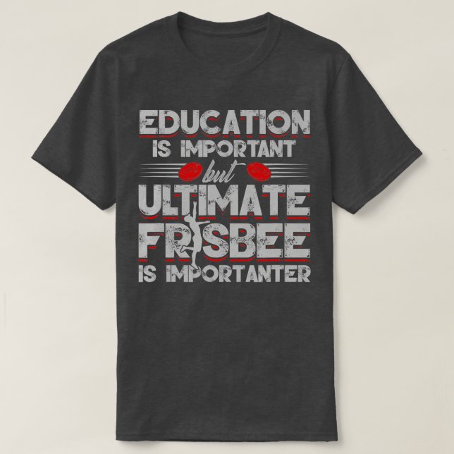 Funny Cool Ultimate Frisbee Ultimate Player Gesche T-Shirt (Design vorne)