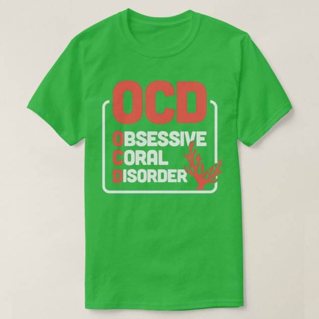 Funny Coral Saltwater Aquarium Korallen Frags T-Shirt (Design vorne)