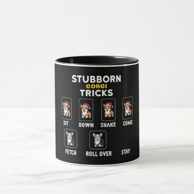 Funny Corgi Dog Tasse (Zentrum)