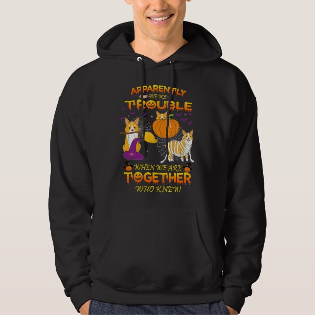 Funny Corgi Halloween Costume   919 Hoodie (Vorderseite)