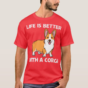 Funny Corgi Kunst für Männer Frauen Walisischer Co T-Shirt