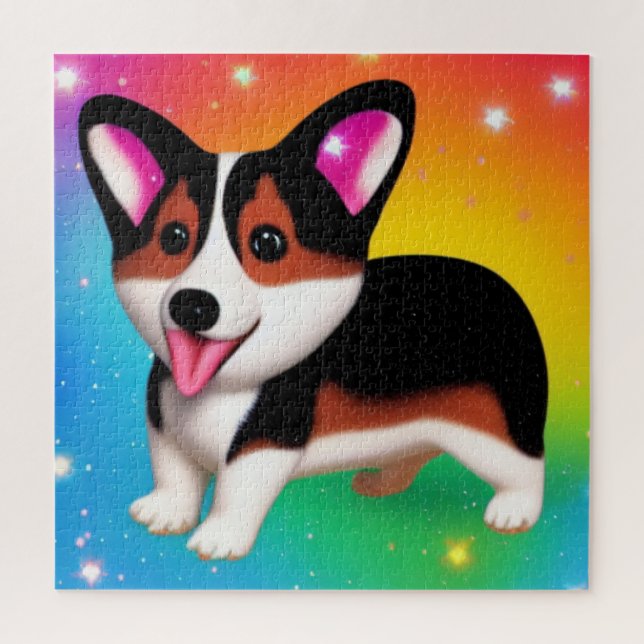 Funny Corgi Puppy Dog (Vertikal)