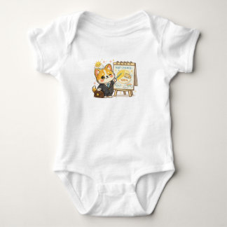 Funny Corgi Weather Nap Chance Baby Strampler
