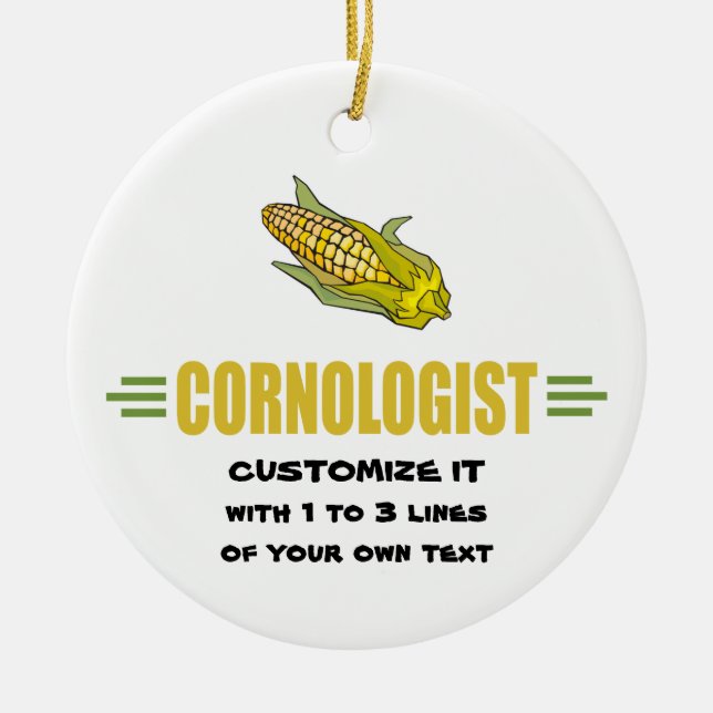 Funny Corn Keramikornament (Vorne)