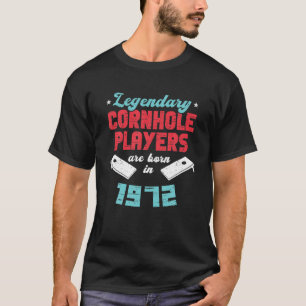 Funny Cornhole 50th Birthday Cornhole Player Gebor T-Shirt