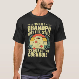 Funny Cornhole Design für Männer Opa Sack Toss Ga T-Shirt