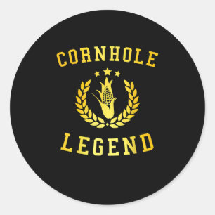 Funny Cornhole Team Cornhole Zubehör Runder Aufkleber