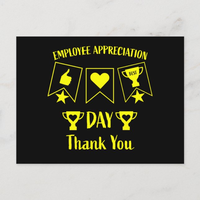 Funny Corporate HR Geschenke Postkarte (Vorderseite)