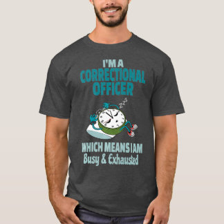 Funny Corrector Tired beschäftigt und T-Shirt