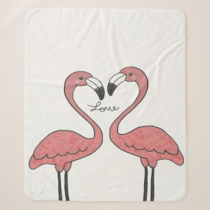 Funny Couple Pink Flamingo Birds Flamingo Lovers Sherpadecke