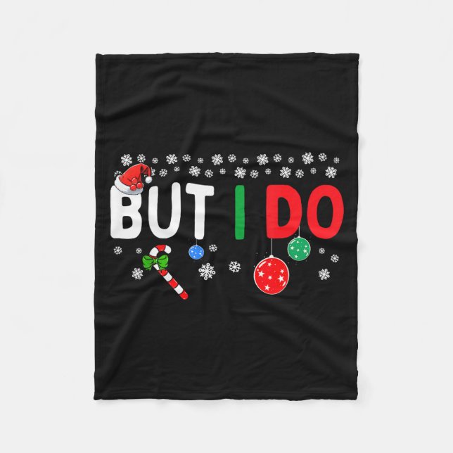 Funny Couples I Don't Do Matching Christmas Outfit Fleecedecke (Vorderseite)