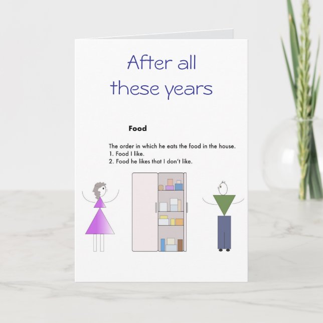 Funny Couples Valentine's Day Card Feiertagskarte (Vorderseite)