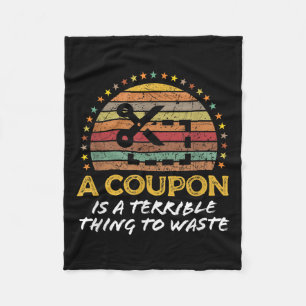 Funny Couponing, Coupon Clipper Money Sparquote Fleecedecke
