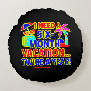 Funny Coussin d'acces de vacances de six mois