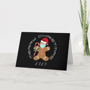 Funny Covid Weihnachten 2020 Gingerbread Mann Karte