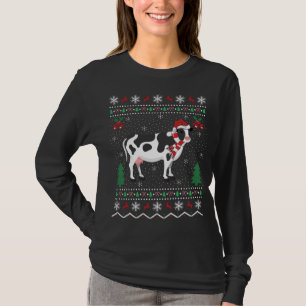 Funny Cow Animal Lover Xmas Geschenk Ugly Kuh Chri T-Shirt