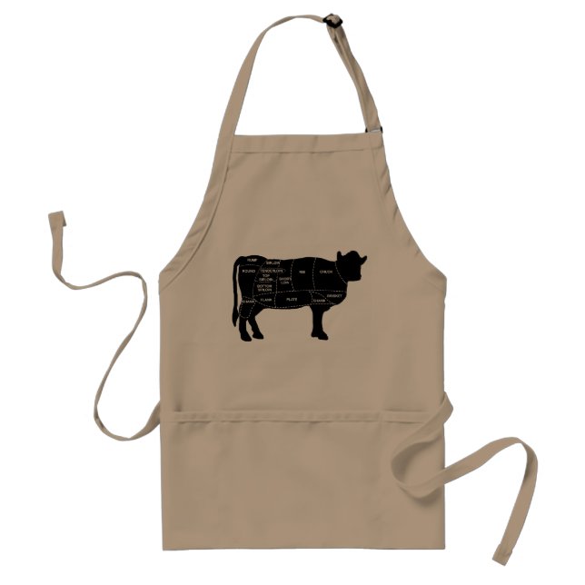 Funny Cow Cuts of Meat Schürze (Vorne)