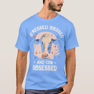 Funny Cow Farm Milk Dairy Bauer Landwirtschaft T-Shirt