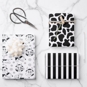 Funny Cow Geschenkpapier Set