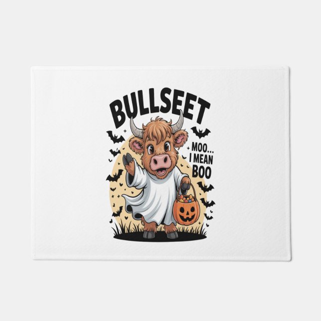 Funny Cow Halloween Fußmatte (Vorderseite)