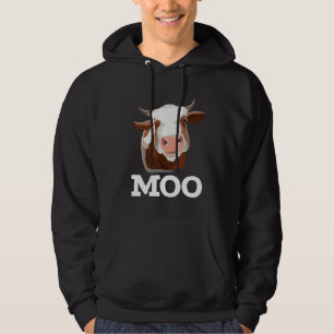 Funny Cow Moo Farm Animal Spaß Hoodie
